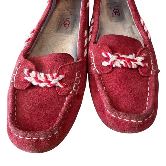 UGG 'Genoa' Slipper, Red, Size 8 - Picture 3 of 8